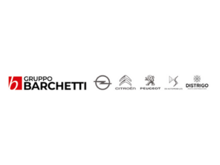 Partner Logos von Gruppo Barchetti und Autoherstellern Opel, Citroën, Peugeot, DS Automobiles, Distrigo