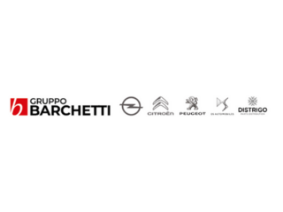 Partner Logos von Gruppo Barchetti und Autoherstellern Opel, Citroën, Peugeot, DS Automobiles, Distrigo