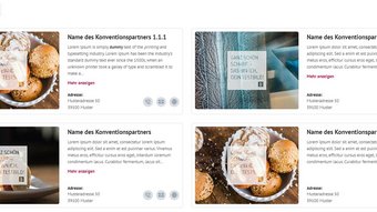 Sprint 04 Website mit Partnerprofilen, Bildern und Kontaktinformationen