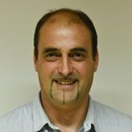 Untervinschgau Porträt eines lächelnden Mannes mit kurzem Haar und Bart