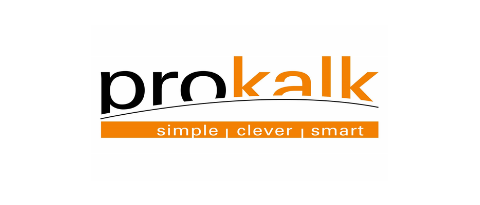 Falegnami logo prokalk con slogan semplice intelligente smart