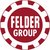 Logo FELDER GROUP con design a ingranaggio rosso