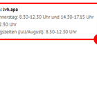 Zitat-Element Kontaktdaten, Öffnungszeiten, Social Media Symbole und interessante Seitennamen