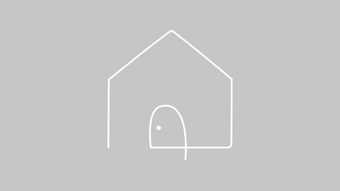 Kernthemen 2024 Einfaches Hausumriss mit einer Linie auf grauem Hintergrund