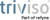 Triviso Logo mit Teil des Refyne Markenzeichens