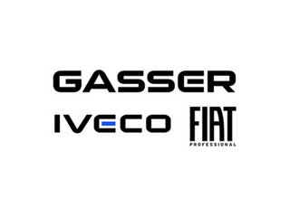 Partner Logos der Marken Gasser, Iveco und Fiat Professional