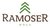 Logo Ramoser Holz con simbolo albero verde