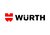 Würth Firmenlogo rot und schwarz auf weißem Hintergrund