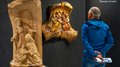 La 31^ Fiera d’Arte UNIKA apre le porte a Ortisei Uomo osserva scena intagliata in legno in galleria