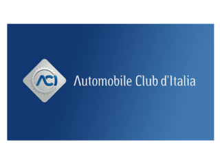 Convenzioni Logo dell'Automobile Club d'Italia su sfondo blu