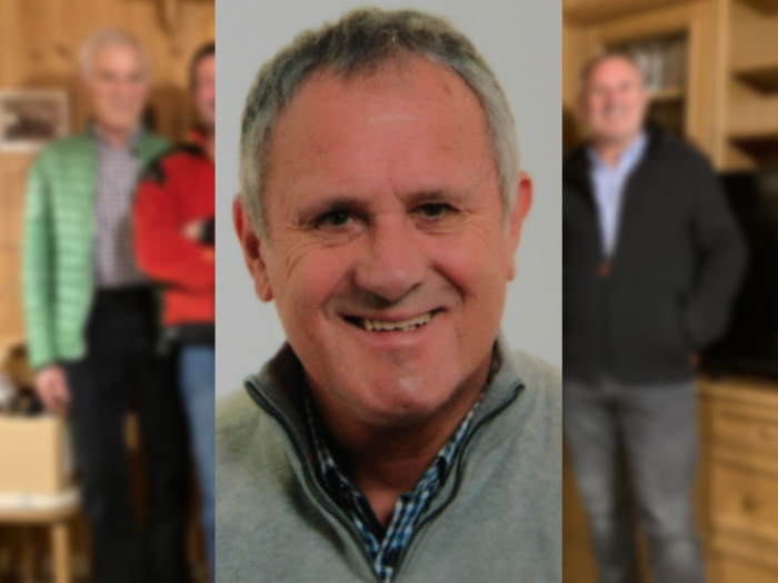 Josef Klapfer als Ortsobmann bestätigt Porträt eines lächelnden älteren Mannes mit kurzem grauem Haar