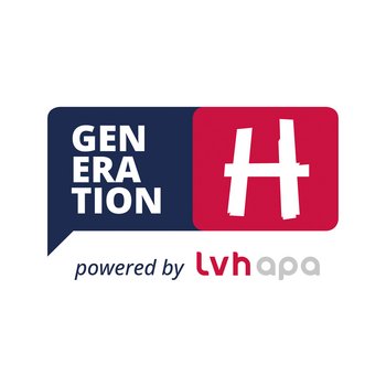 Berufsbildung Generation H Logo mit powered by lvh apa Schriftzug