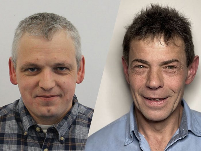 Il distretto Bassa Atesina di lvh.apa sceglie i dirigenti per i prossimi anni Due ritratti di uomini affiancati con sfondo neutro