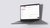 Computer portatile con sito web aperto per l'inserimento dati su sfondo chiaro