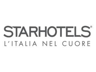 Convenzioni Logo Starhotels con scritta L'Italia nel cuore