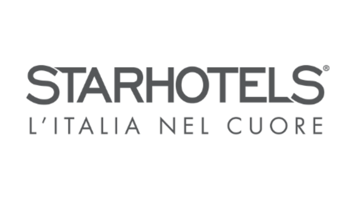 Convenzioni Logo Starhotels con scritta L'Italia nel cuore