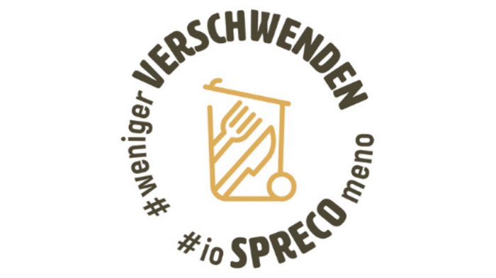 #wenigerverschwenden Logo für weniger Lebensmittelverschwendung und weniger Abfall