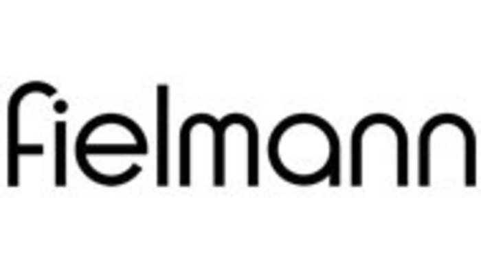 Konventionen Schwarzes Fielmann-Logo auf weißem Hintergrund