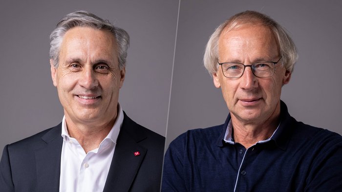 lvh-Bezirksgruppen Ober- und Untervinschgau: Obmänner bestätigt Porträts von zwei älteren Männern vor grauem Hintergrund