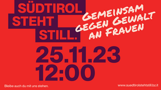 News Südtirol steht still am 25.11.23 gegen Gewalt an Frauen