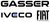 Logos von Gasser, Iveco und Fiat Professional Marken