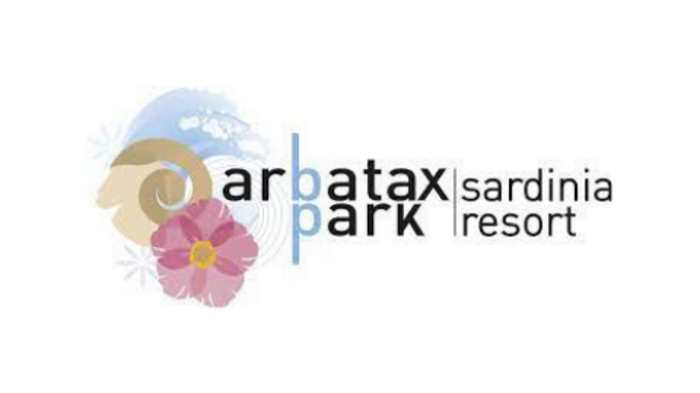 Convenzioni Logo del resort Arbatax Park Sardegna con conchiglia e fiore