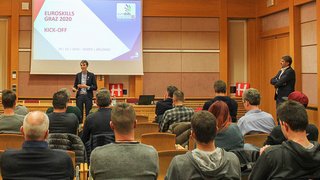 News Präsentation bei EuroSkills Graz 2020 Kick-off in Bozen