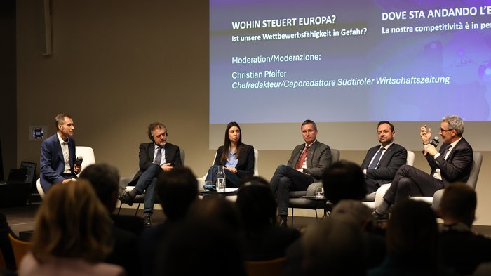 Generalversammlung des SWR 2025 - Ist unsere Wettbewerbsfähigkeit in Gefahr? Podiumsdiskussion über Europas Wettbewerbsfähigkeit vor Publikum