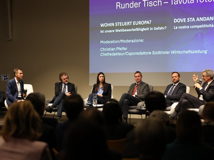 Generalversammlung des SWR 2025 - Ist unsere Wettbewerbsfähigkeit in Gefahr? Podiumsdiskussion über Europas Wettbewerbsfähigkeit vor Publikum