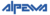 Logo blu con la scritta alreva in carattere stilizzato
